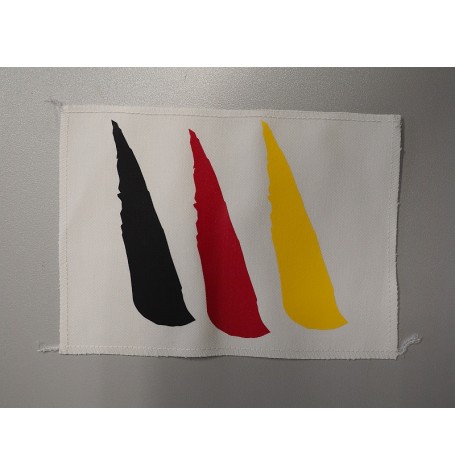 Nationalität auf Stoff