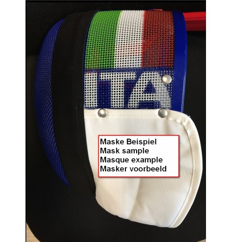 Masken mit  Nationalitätenkennung 